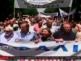 Periodistas rechazan reforma de pensiones en Grecia