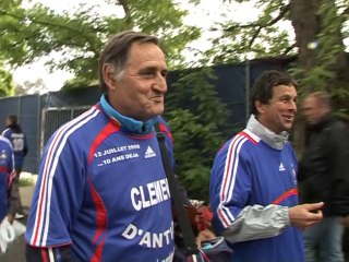 Clement and Balthazar: top fans of the French football squad