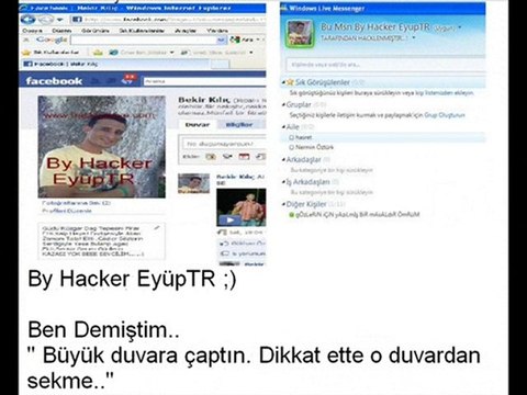 By Hacker EyüpTR Bekir HACKED !!!// İzle İzlettir..