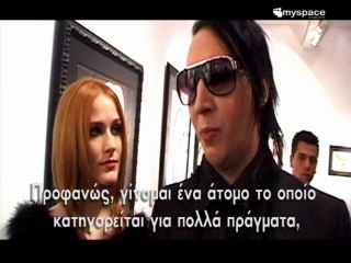 Marilyn Manson Exclusive Interview @ MySpace Greece