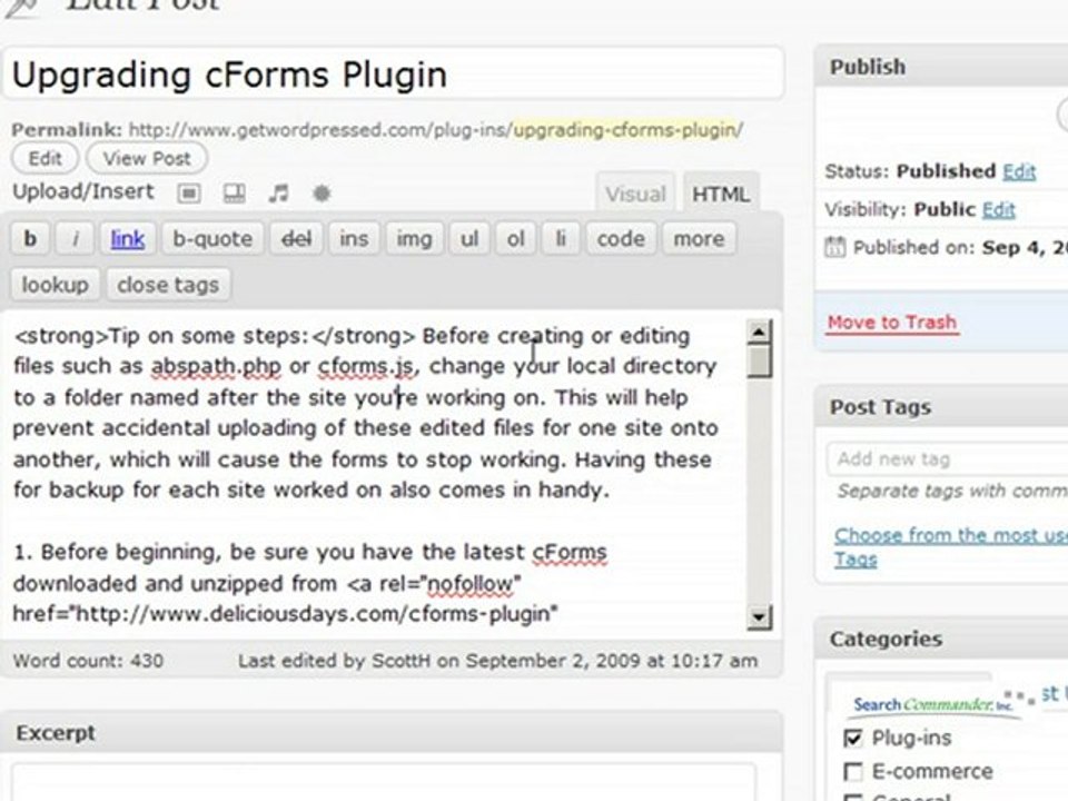 Installing Your Site Checker Wordpress Plugin