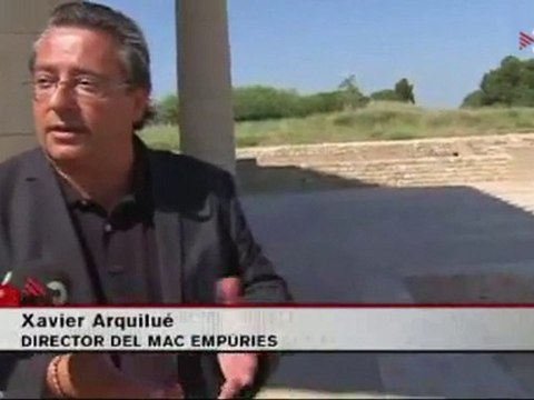 Restauració fòrum d'Empúries 4/06/2010