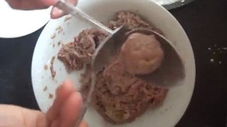 Homemade Chinese Beef Meatballs