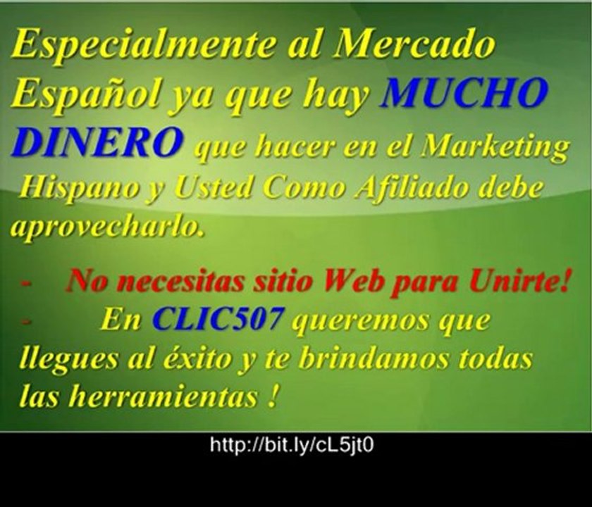 Ganar Dinero Afiliados - Programa de Afiliados Clic507