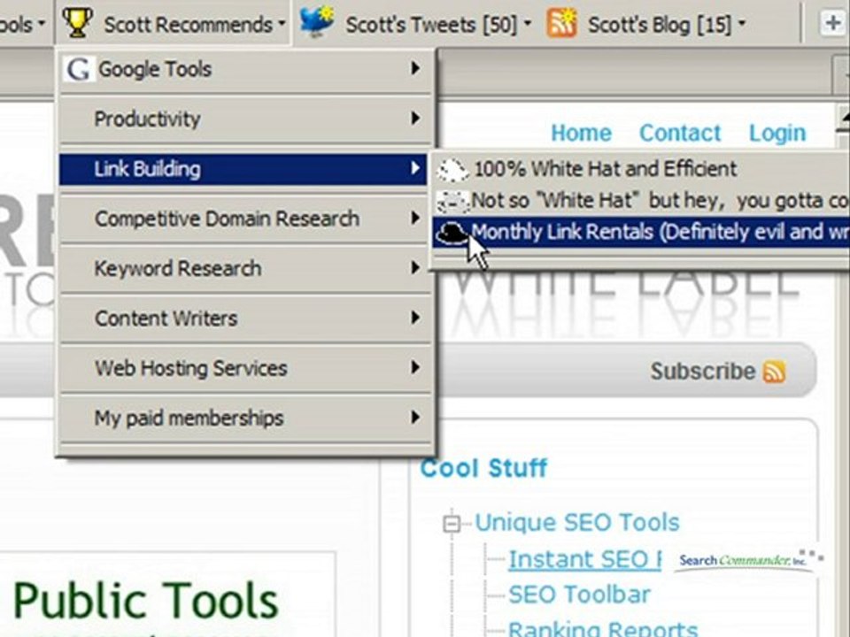 SEO Automatic Toolbar