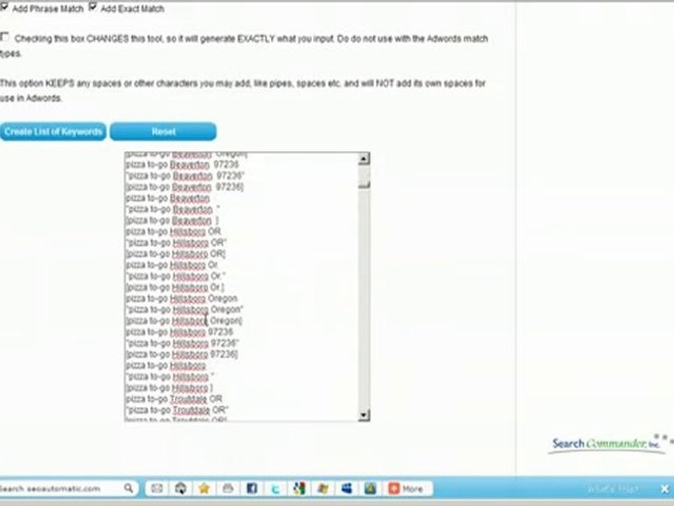 Keyword Multiplier Tool