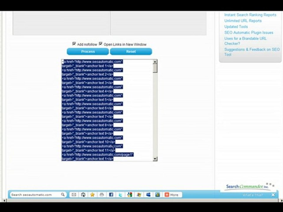 Anchor Text Variation Tool