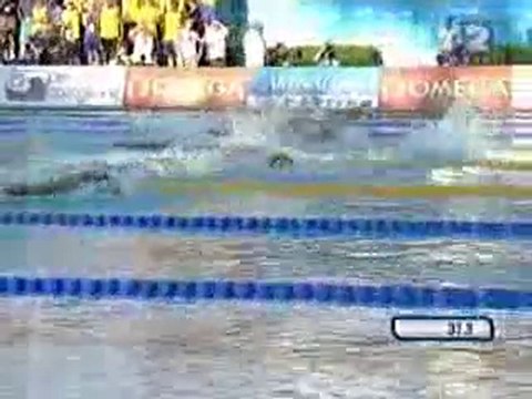 Rome 2009 - Men's 100 Fly finals - Phelps vs. Cavic