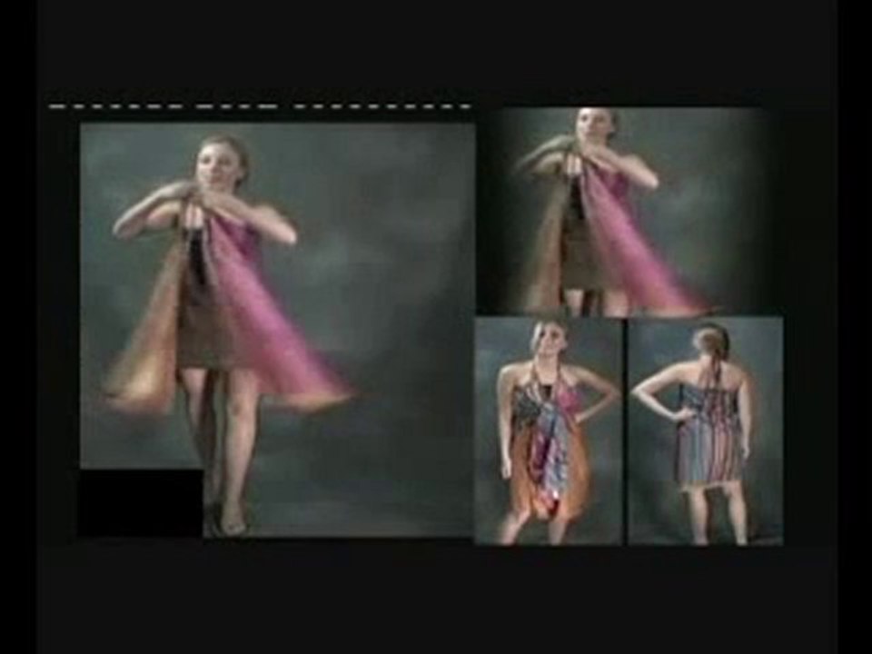 como se usa la pollera multiuso de seda de la india