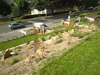 Aménagement d'un talus