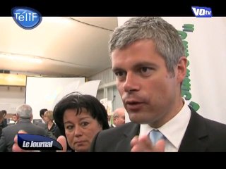 Saint-Ouen-l'Aumône : visite express de Laurent Wauquiez