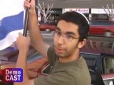 Brave young LA Zionist stands against hate-filled Muslim mob