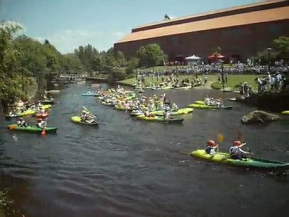 Départ défi des écoles 24h kayak vendredi 04 / 06 / 2010