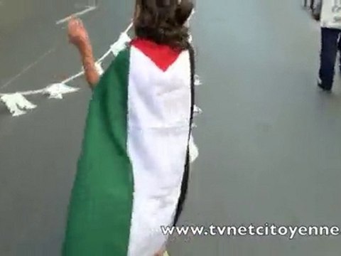 Mobilisation à Chambéry contre le blocus de Gaza