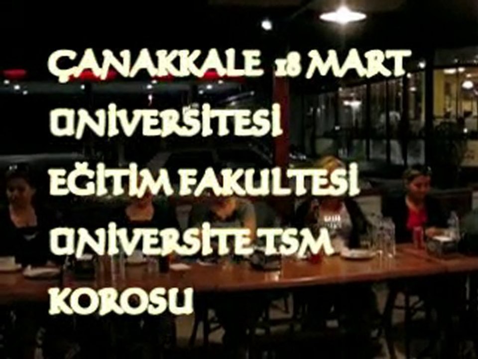 ÇANAKKALE 18 MART ÜNİ.EĞİTİM FAK. ÜNİVERSİTE KOROSU
