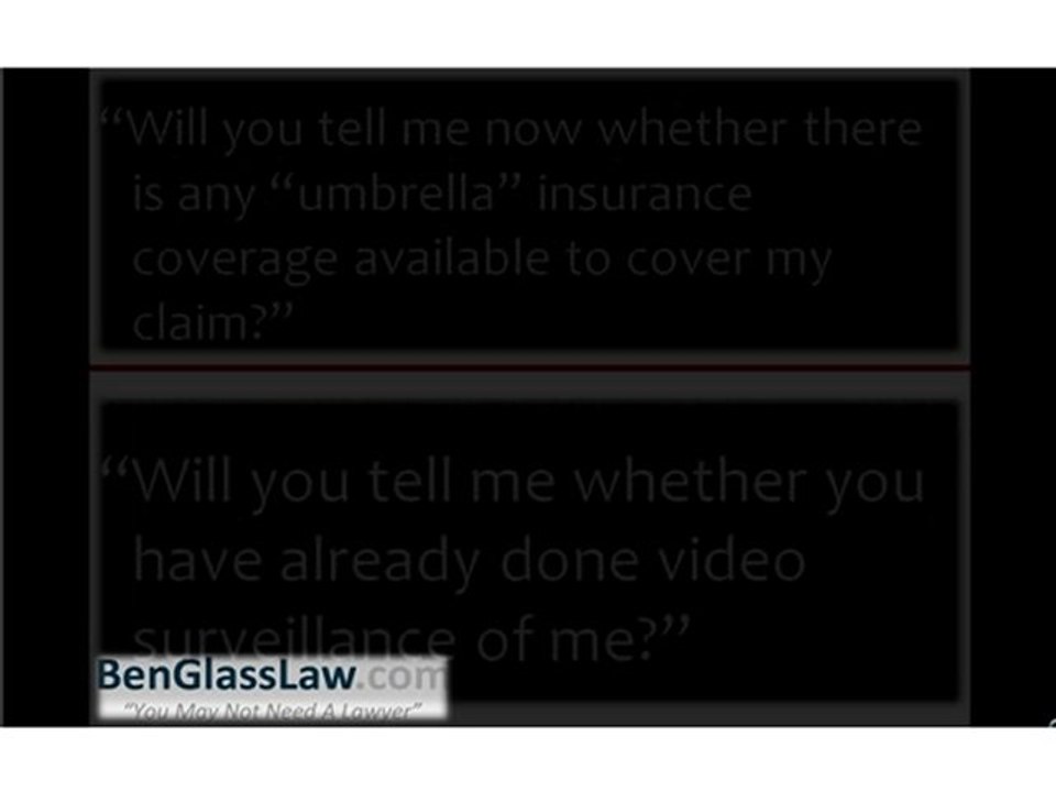 Insurance Companies and Video Surveillance