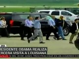 Presidente Obama realiza tercera visita Lousiana