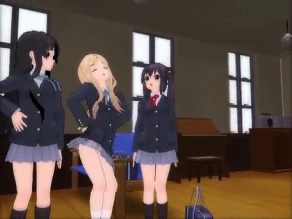 【MMD】　k-on was settled, too.