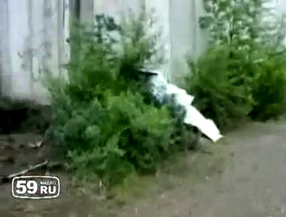 Баннер "Добро пожаловать в Пермь - город разбитых дорог"