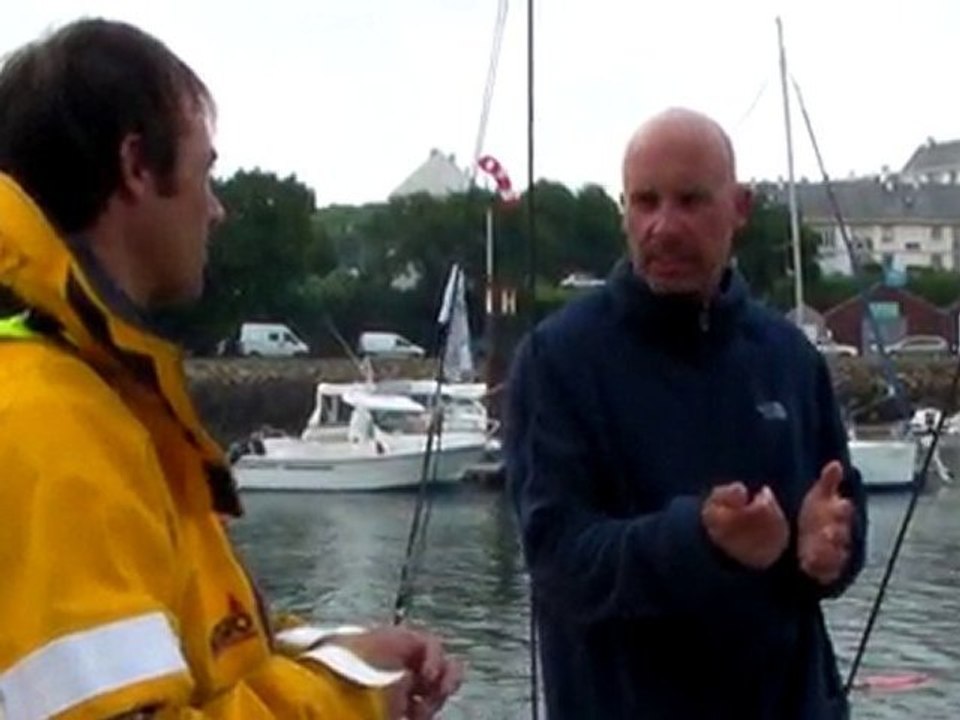 Trophée Marie-Agnès Péron 2010 - Joerg et Romain au ponton