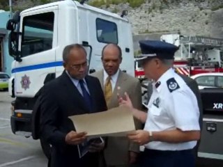 Bernews: Bermuda Gives Anguilla A Fire Truck