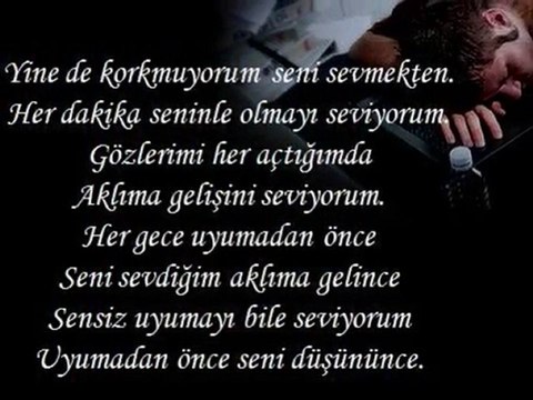 korkmuyorum seni sevmekten