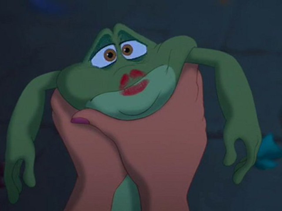 La princesse et la grenouille - Charlotte - baiser final!!XD