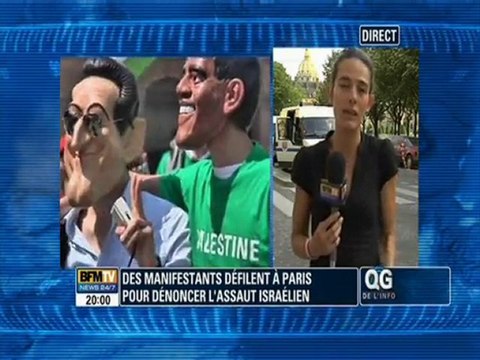 Manifestations Contre le Blocus de Gaza