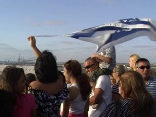 Le Rachel Corrie est à quai dans le port israélien d'Ashdod