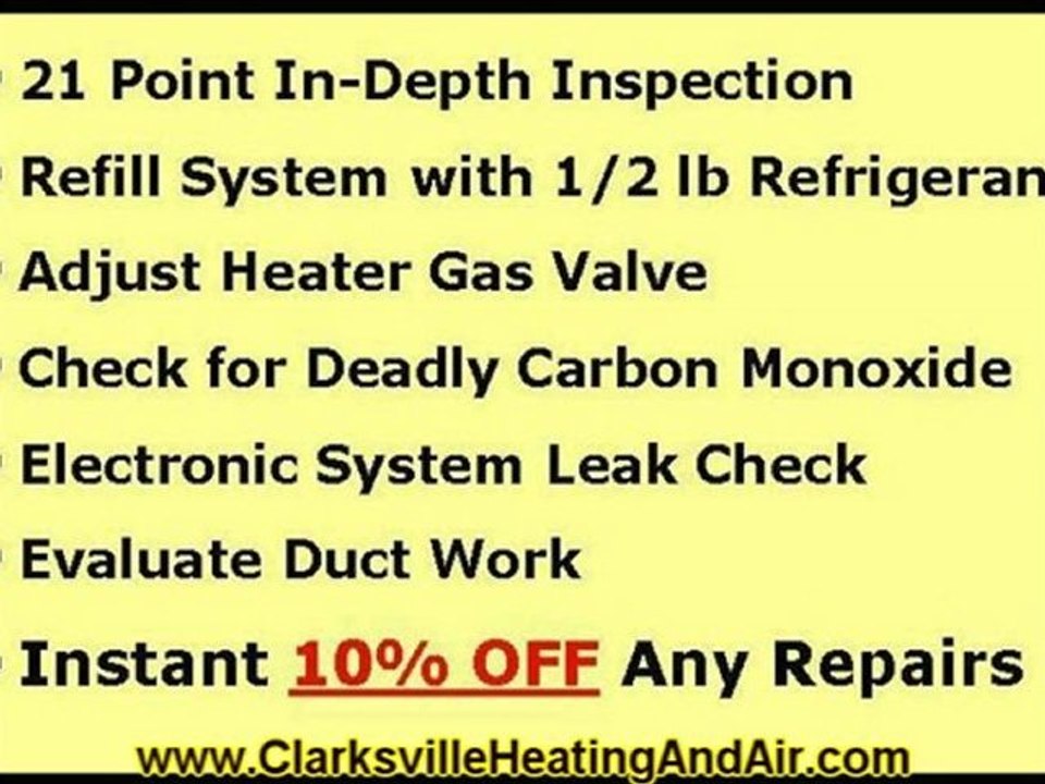 Clarksville TN Heating Air Conditioning Cool|(931) 980-4328