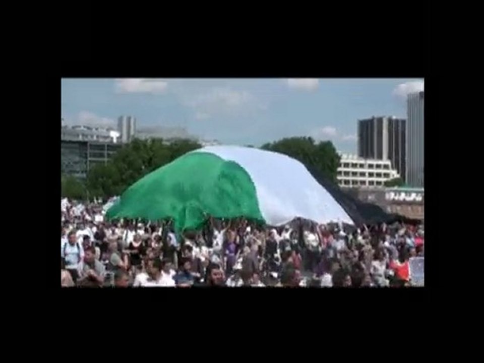 Manif soutien Gaza Paris 5 juin 2010