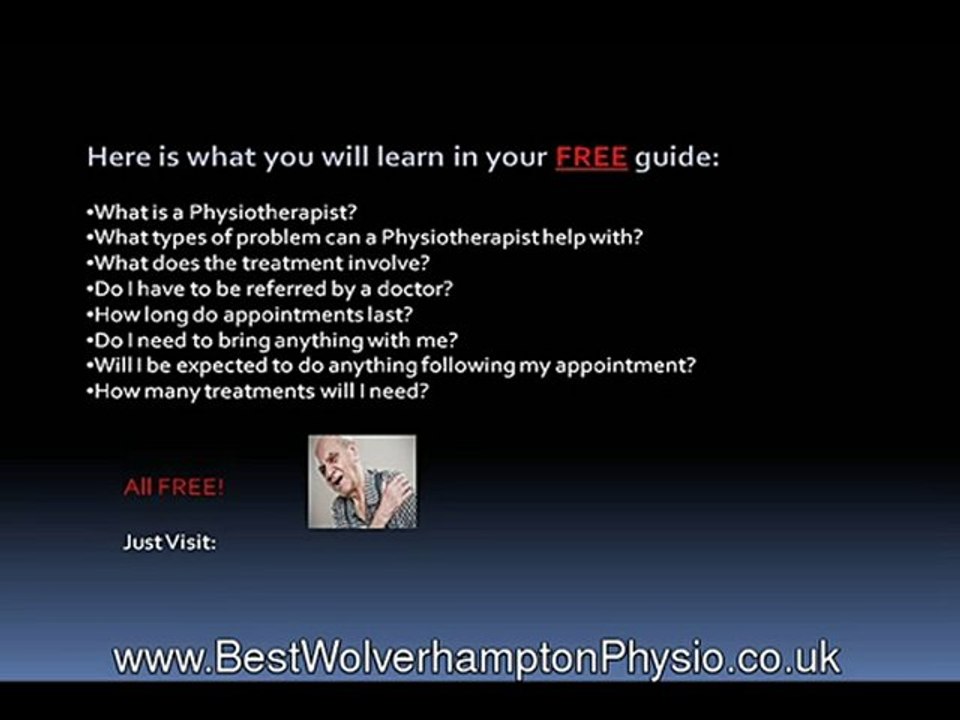 Physiotherapist in Wolverhampton - Wolverhampton physio