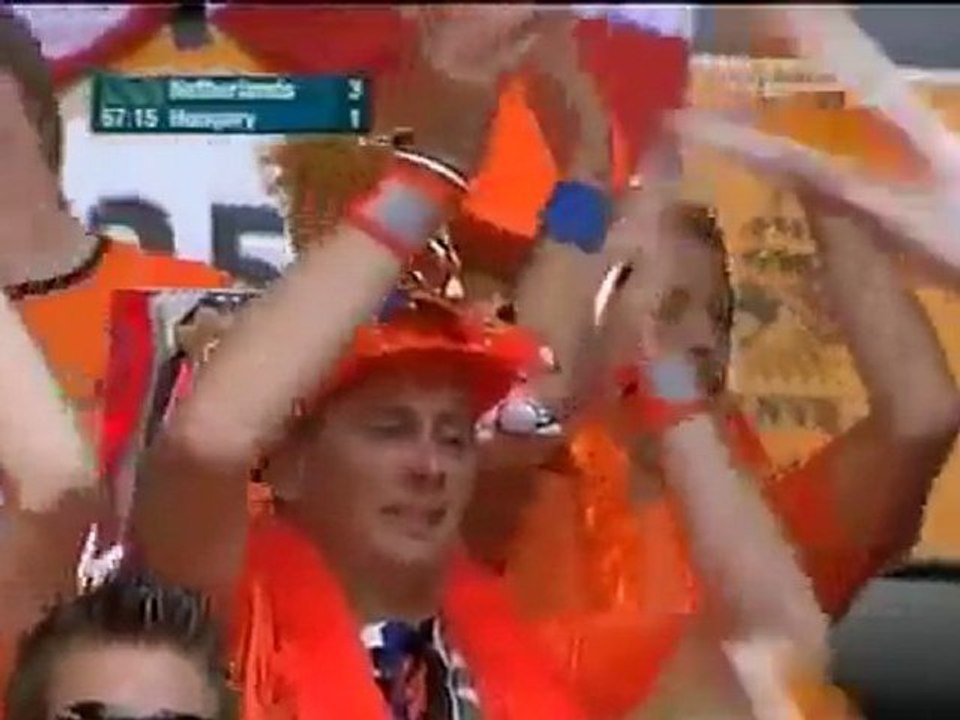 Hollande vs Hongrie 6-1