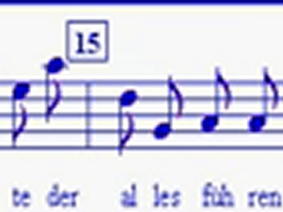 Befiehl du deine vers 7 JC Altnickol bass