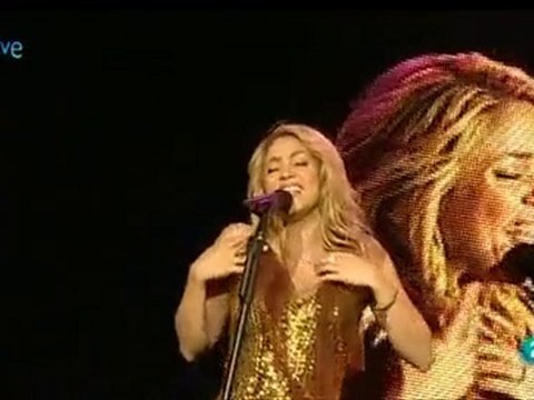 Shakira Sale el Sol Rock in Rio Madrid 2010