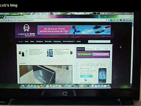 Comparaison Navigateurs Web sur un Netbook sous Mac OS