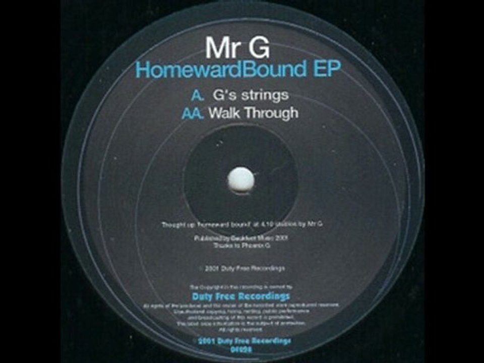 MR.G - Walk Through