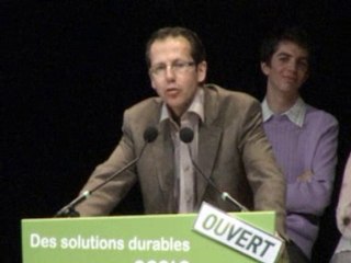 JM Javaux au meeting de campagne d'Ecolo ce 6 juin 2010