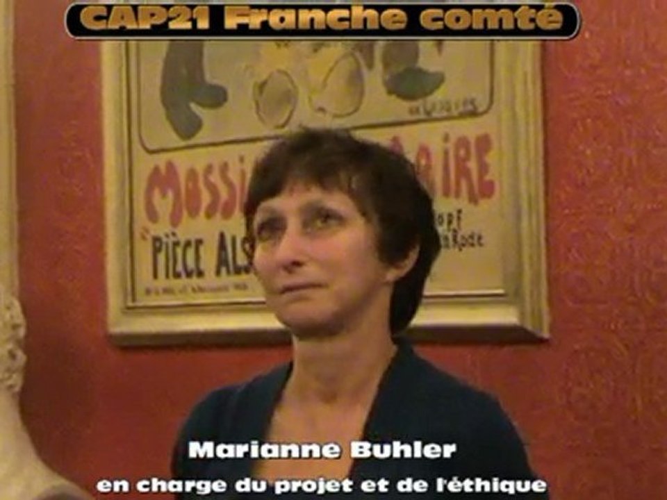 CAP21 Marianne Buhler Présidente déléguée