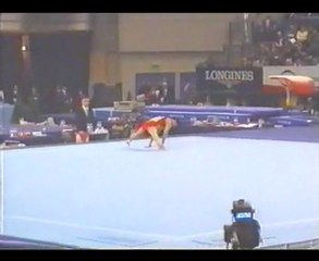 Gymnastics - 2002 World Championships - Floor - Yang Wei