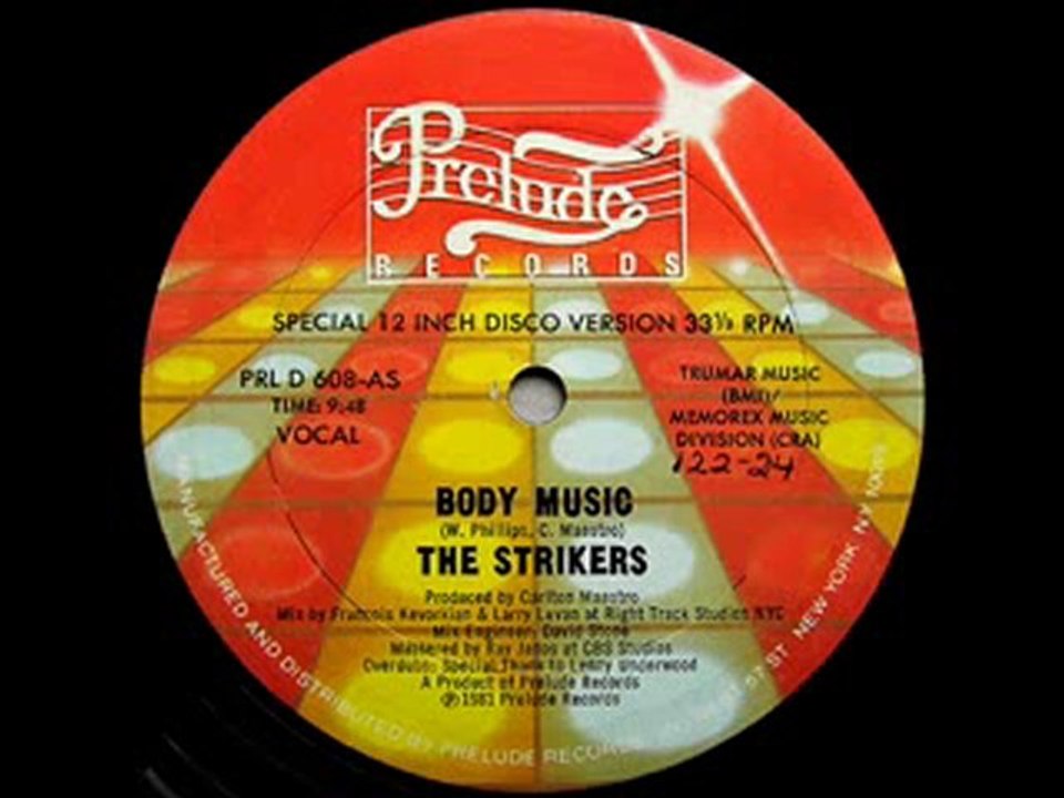 80's boogie/disco music - The Strikers - Body Music 1981
