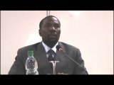 Mr Le Ministre de l'environnement au sujet du Lac Tchad
