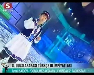 Dönülmez akşamın-2 Tacikistan 8.Türkçe Olimpiyatı
