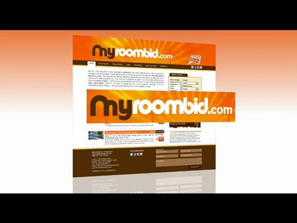 Myroombid.com Website Presentation