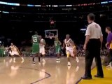 Kobe Bryant steals the pass and knocks down a deep 3-pointer