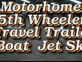 Indoor rv boat storage