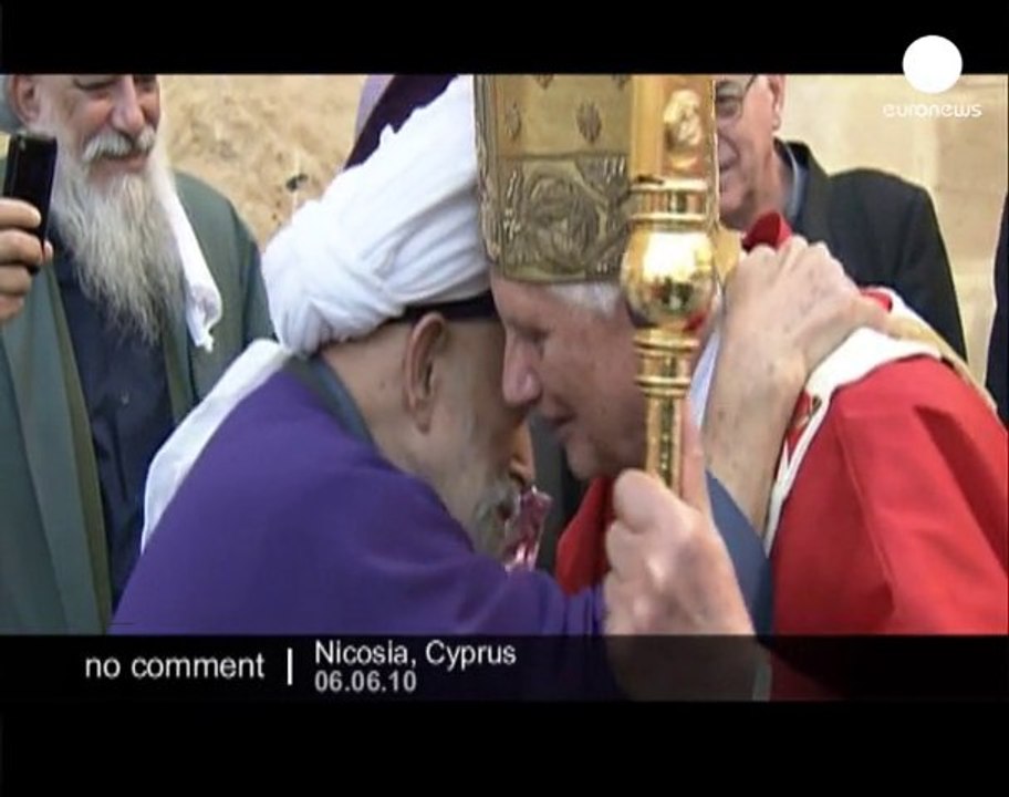 Benedict XVI meets Muslim leader in Cyprus - no comment