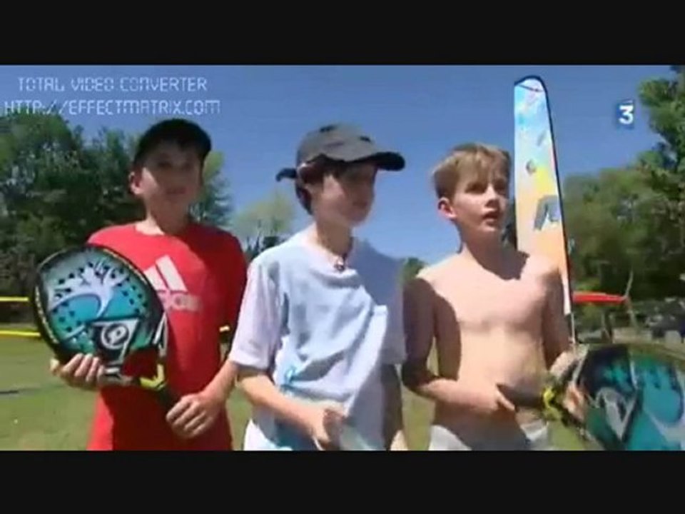 Animation Beach Tennis - TC Bischwiller - 5 juin 2010 - Fr3