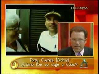 Tony Cortés habla sobre su reciente viaje a Cuba