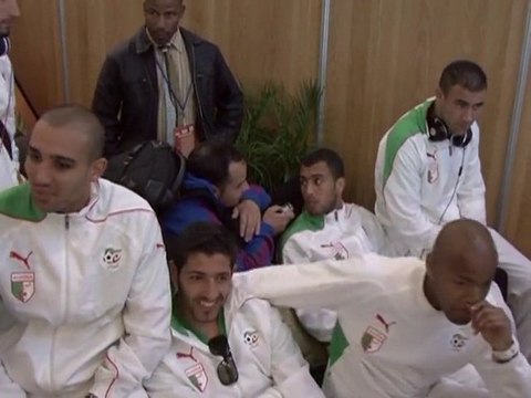 Les Fennecs algériens arrivés en Afrique du Sud